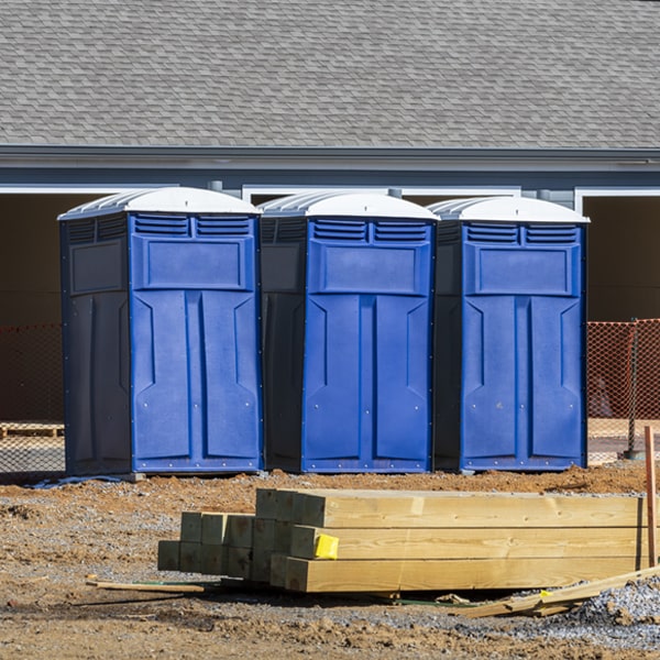 how can i report damages or issues with the portable restrooms during my rental period in La Crosse VA